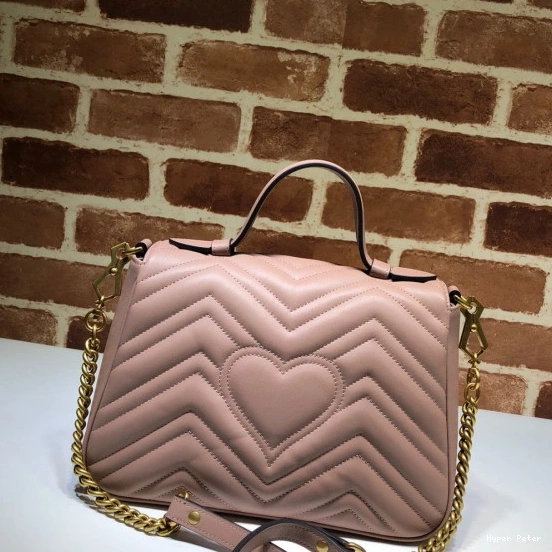 Hyperpeter Bag GG Handle Marmont Top Small GUCCI 0726